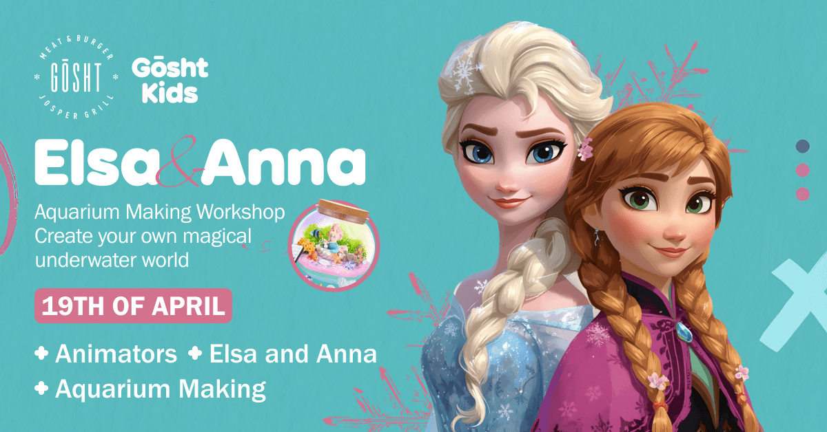 Elsa & Anna Aquarium Making Workshop