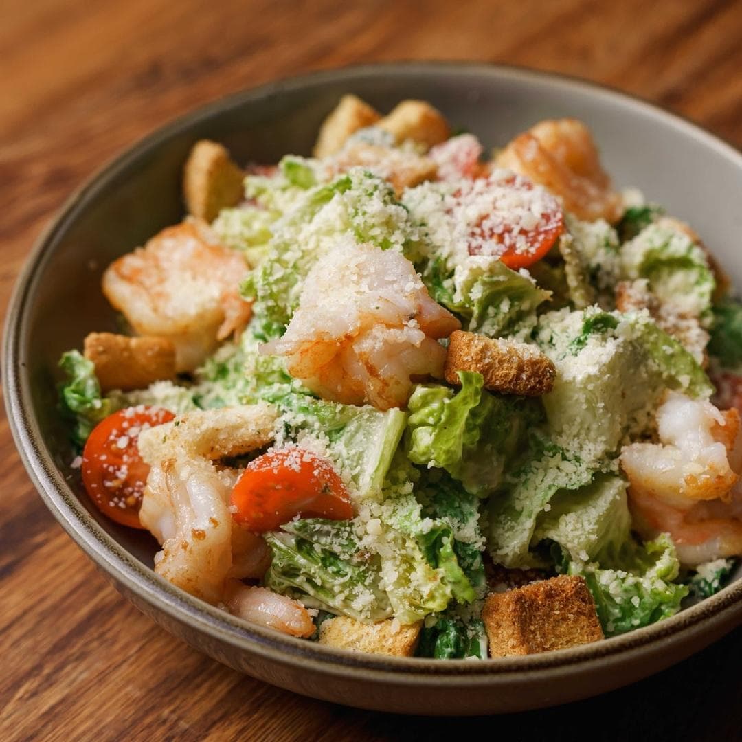 Caesar salad with Shrimps