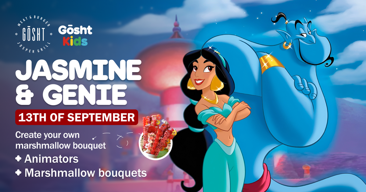 Jasmine & Genie marshmallow guldastasi mahorat darsi