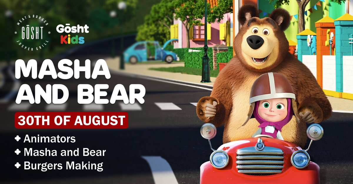 Мастер-класс Masha & Bear: бургеры
